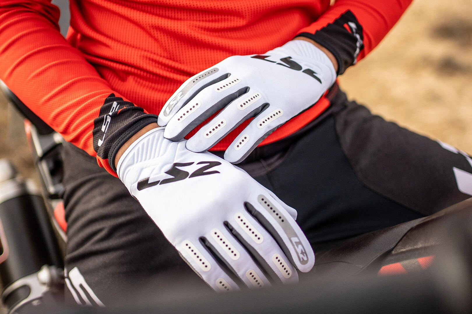 LS2 Bend Man Gloves - 2XL, Black Grey