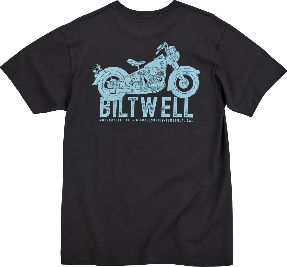 TEE OLD JUNK POCKET BK BK LG