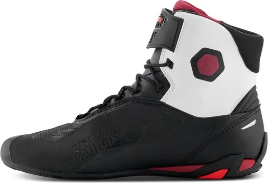 Alpinestars Shoe Faster-4 Black/White/Dark Red, 38 (6)
