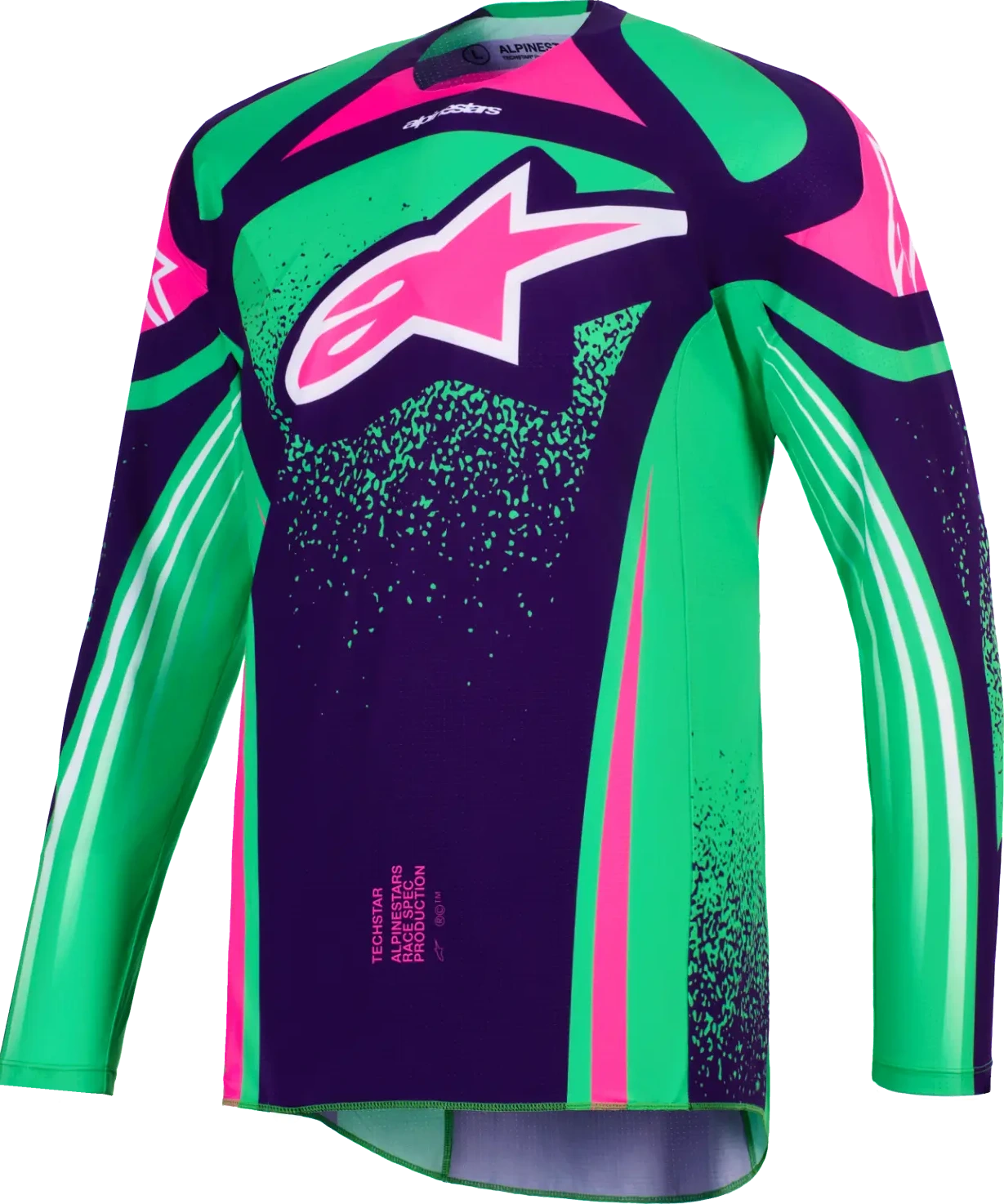 JERSEY TECHSTAR NOMUR PURP/GR/PINK S