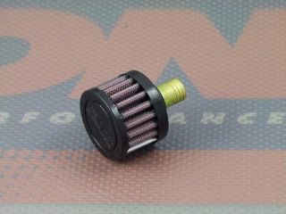 DNA crank case vent filter rubber top male round