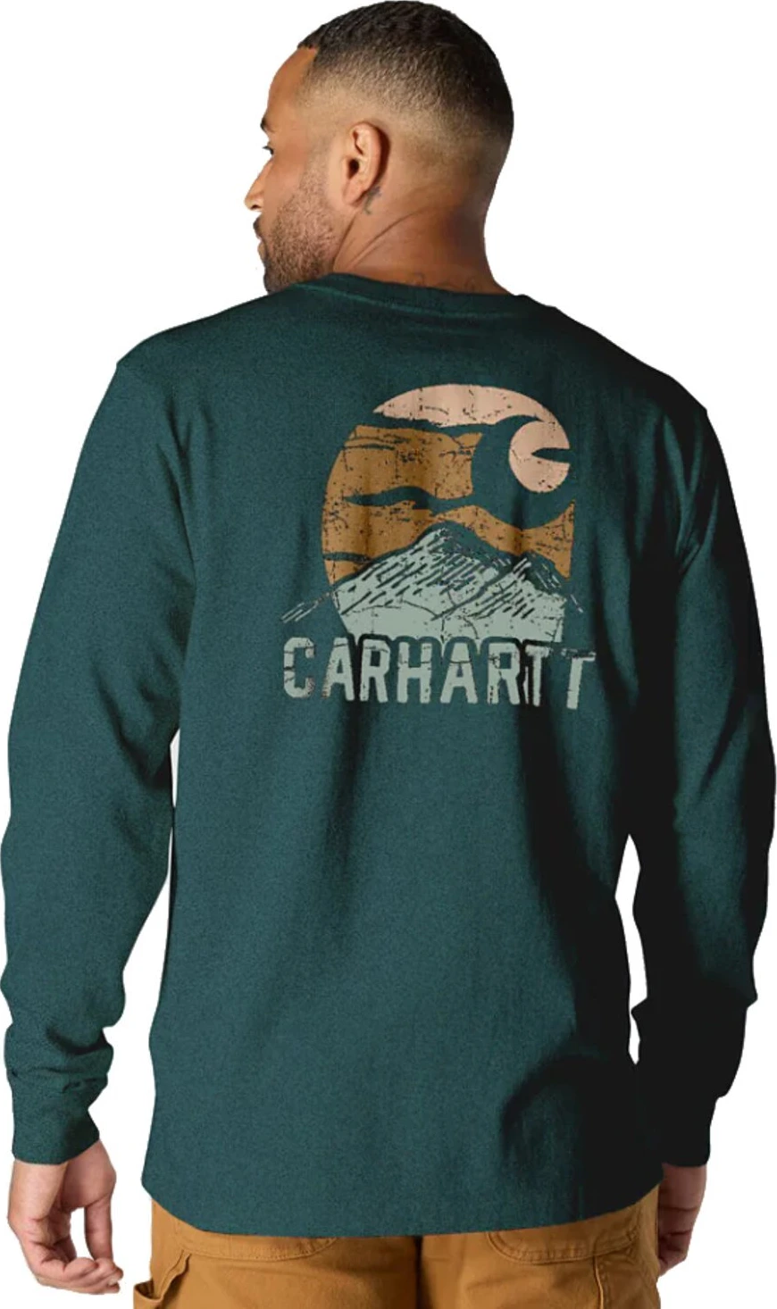 Carhartt Mountain long sleeve greenstone, 2XL