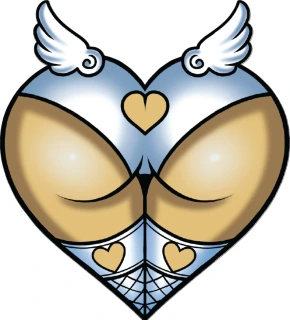 Lethal Threat Angel Ass sticker