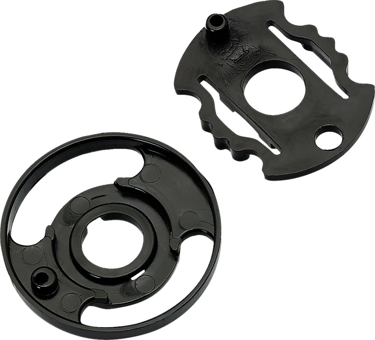 Biltwell Gen2 baseplate kit - black (pair, storm grey black tracker