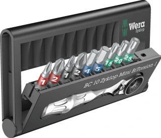 Wera bit-check 10 pcs. Zyklop Mini BiTorison 1