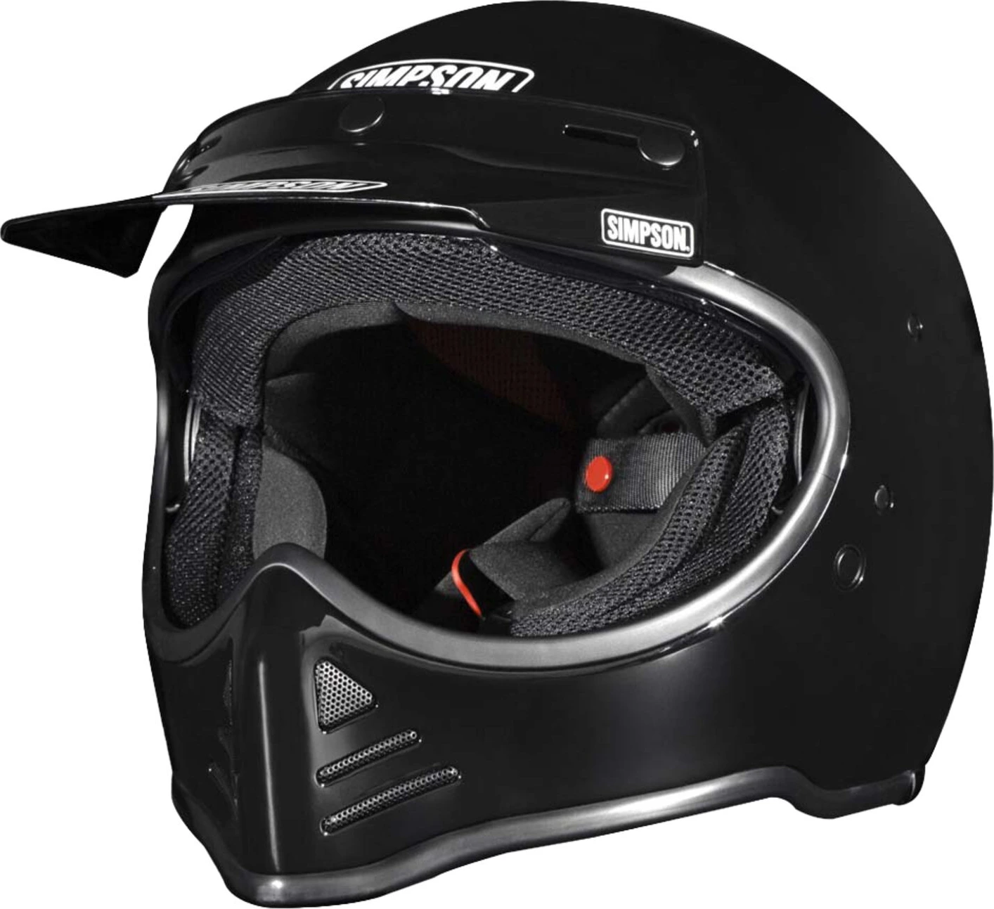 Simpson M52 helmet, Black, S, glossy