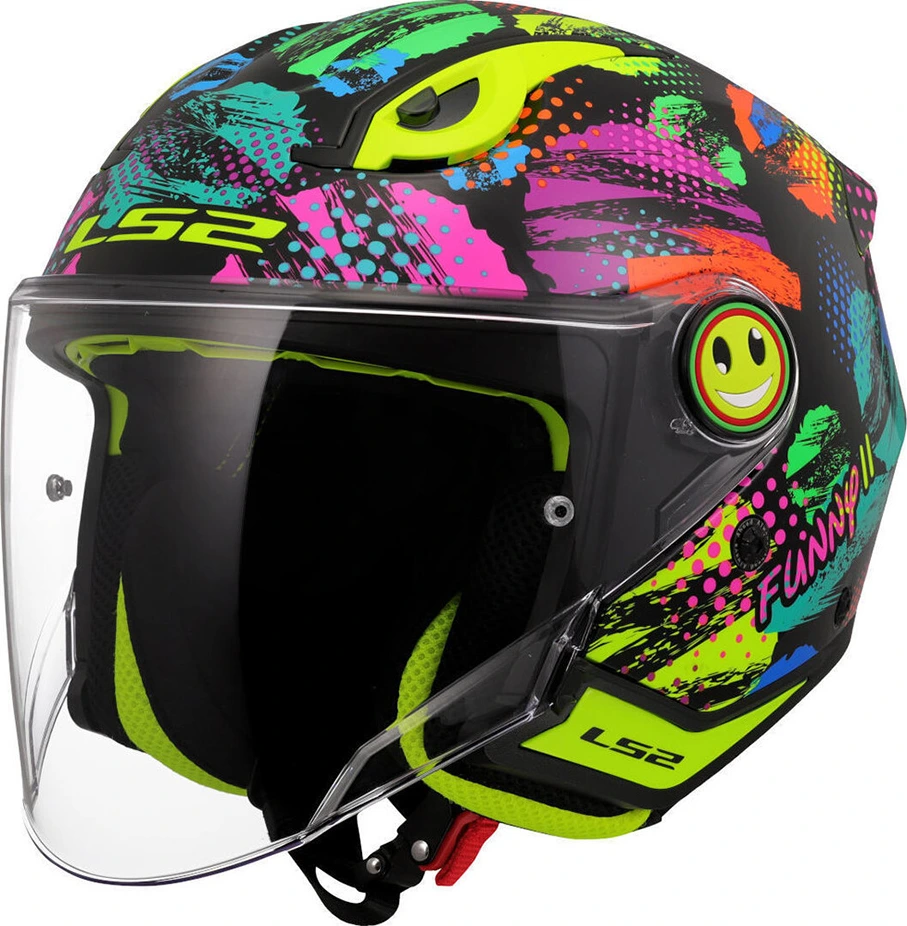 LS2 OF622 FUNNY II JOY Helmet - Black, S