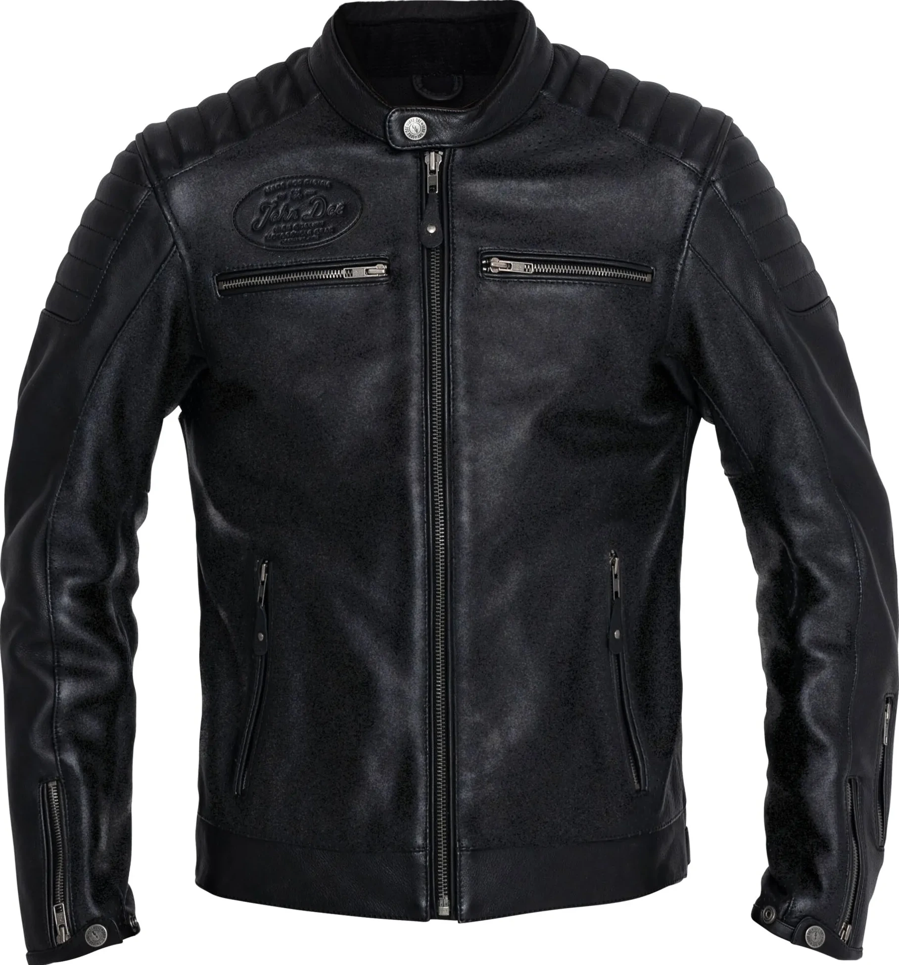 JACKET DEXTER LEATHER BLACK 3XL