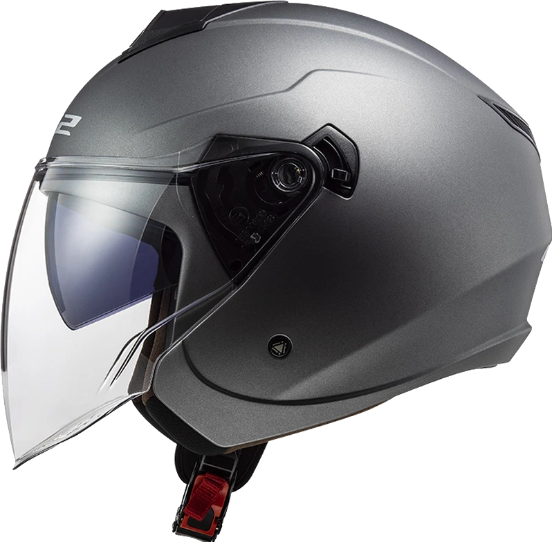 LS2 OF573 TWISTER II SINGLE MONO helmet - Matt Titanium, L