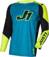Just1 Jersey J-Flex 2.0 Frontier Teal Black/Yellow Fluo, XL