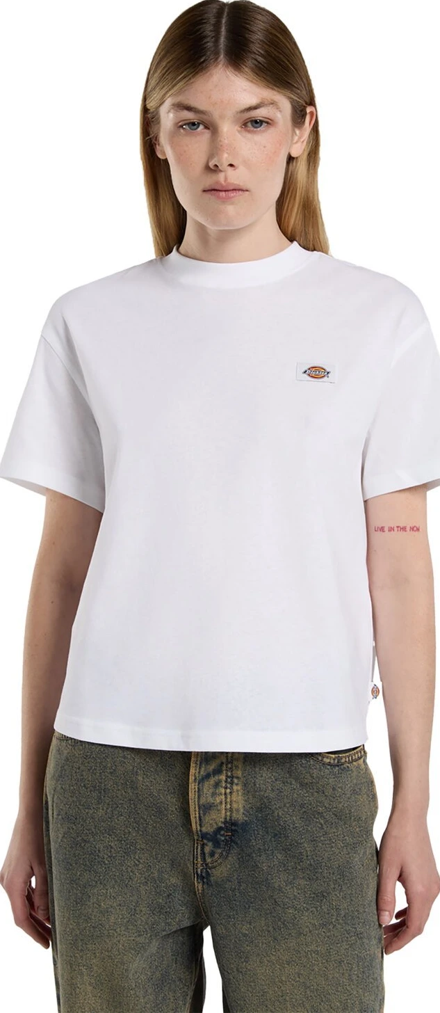Dickies Oakport female boxy t-shirt, White, M