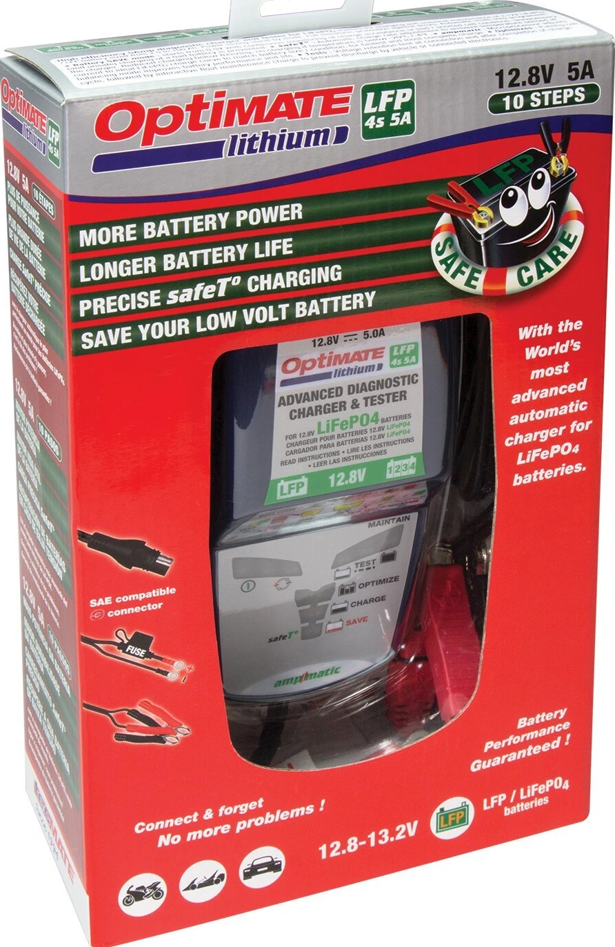 Tecmate OptiMATE, Lithium 4S 6A battery charger