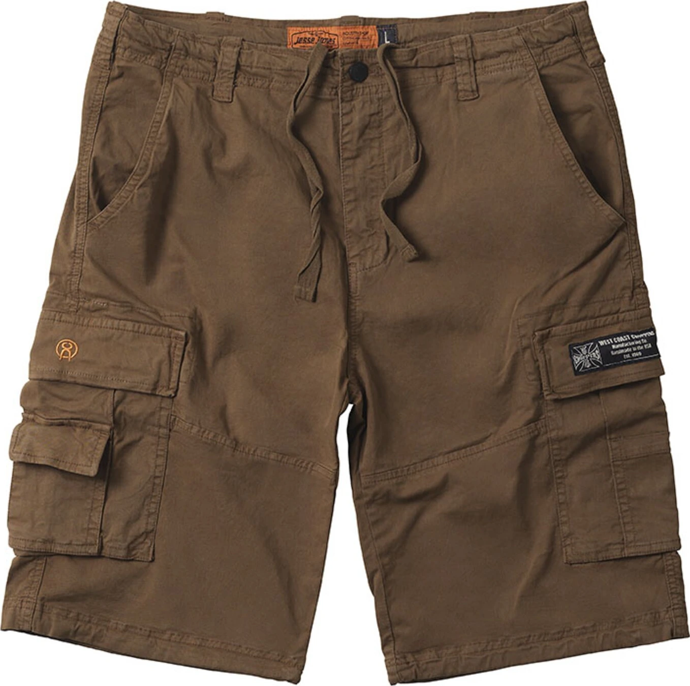 WCC CFL Cargo shorts, khaki, Brown, XL