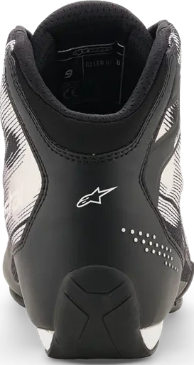 SHOE CELER VENTED BLACK/WHITE 6