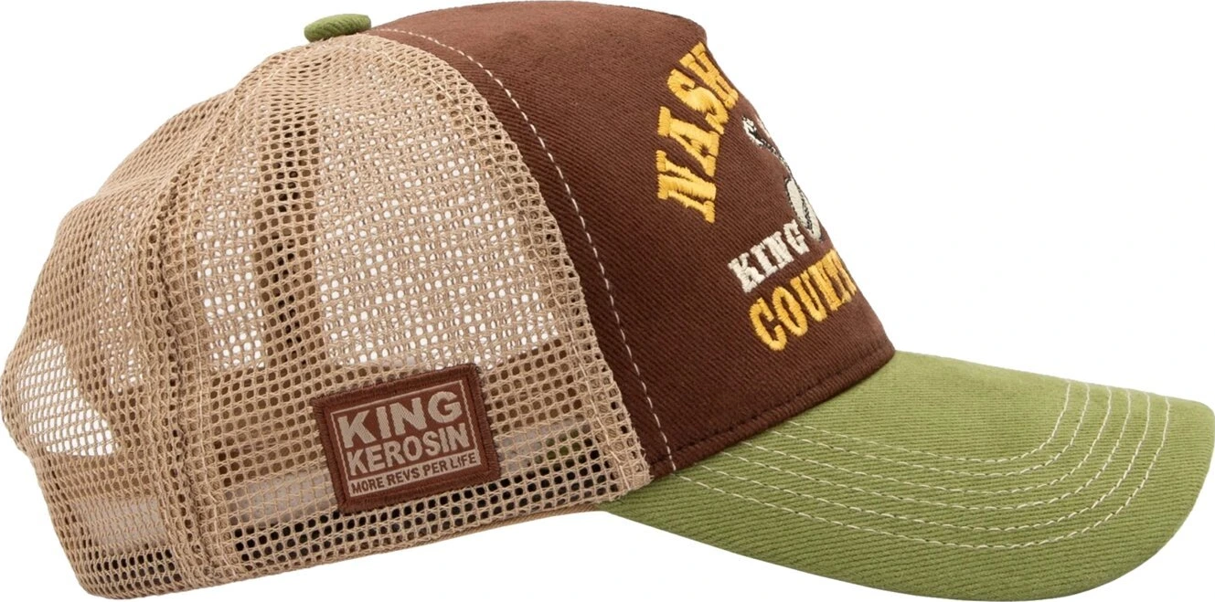 King Kerosin Nashville cap, black, Brown
