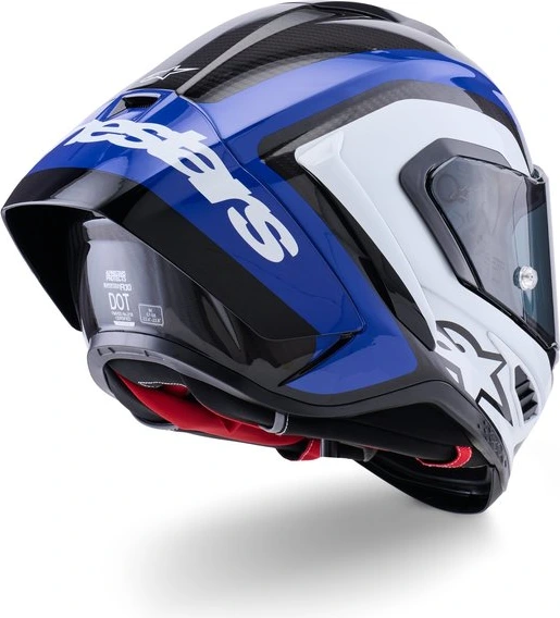 Alpinestars Helmet Supertech S-R10 Arius Black/White/Blue, XS