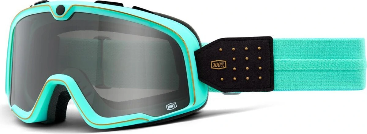 100% Barstow goggle Cardiff smoke lens, Green