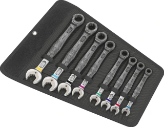 Wera ratcheting wrench set Joker open/ box end - US sizes