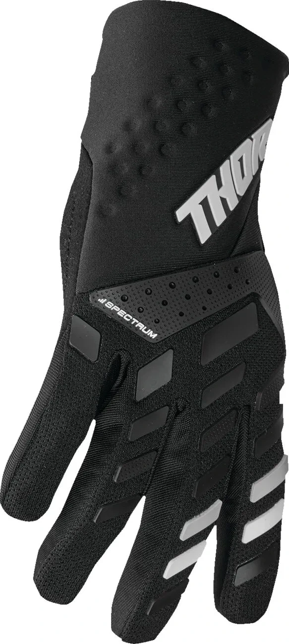 GLOVE WMN SPECT BK/WH SM