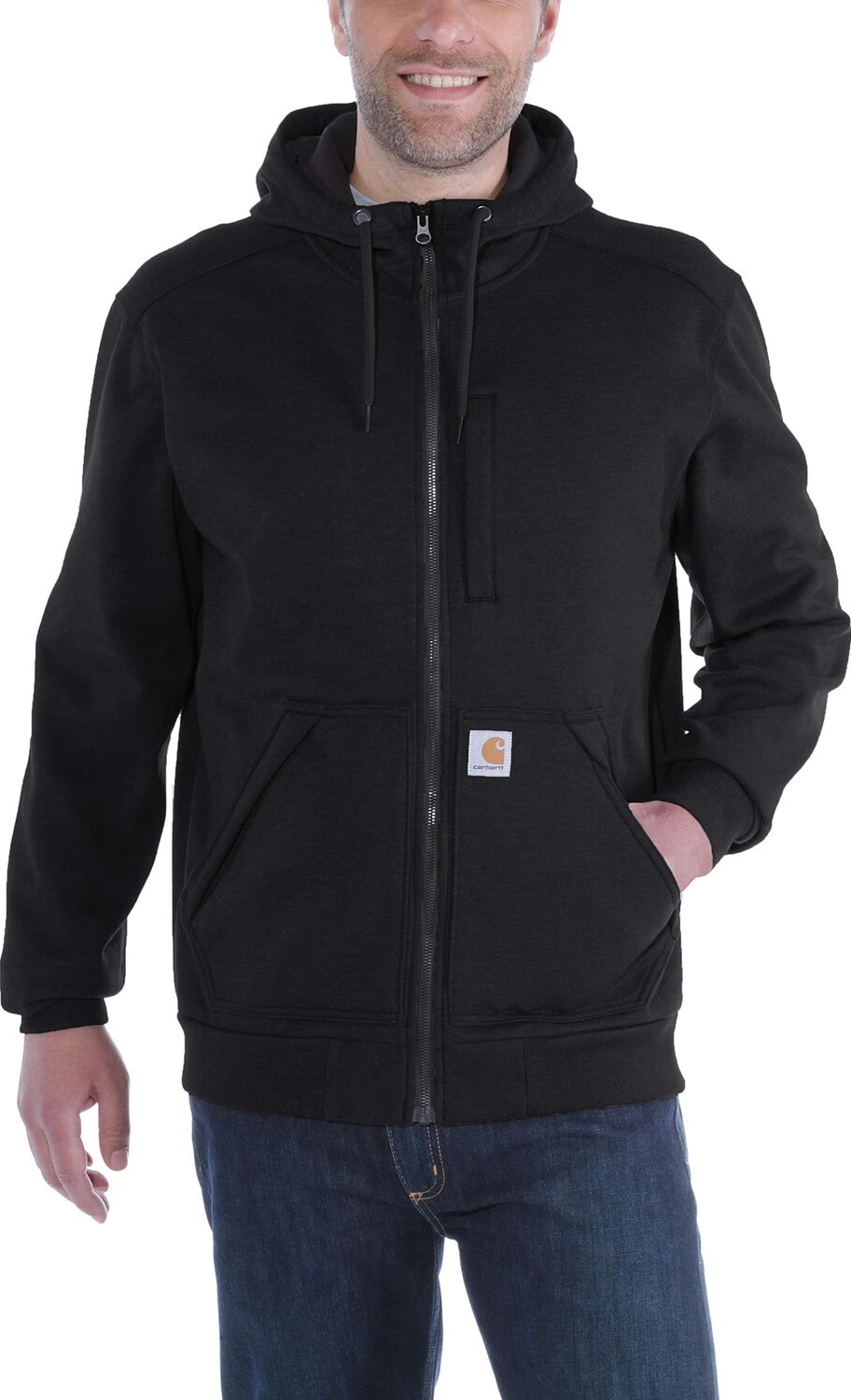 Carhartt Wind fighter zip hoodie, Black, 2XL