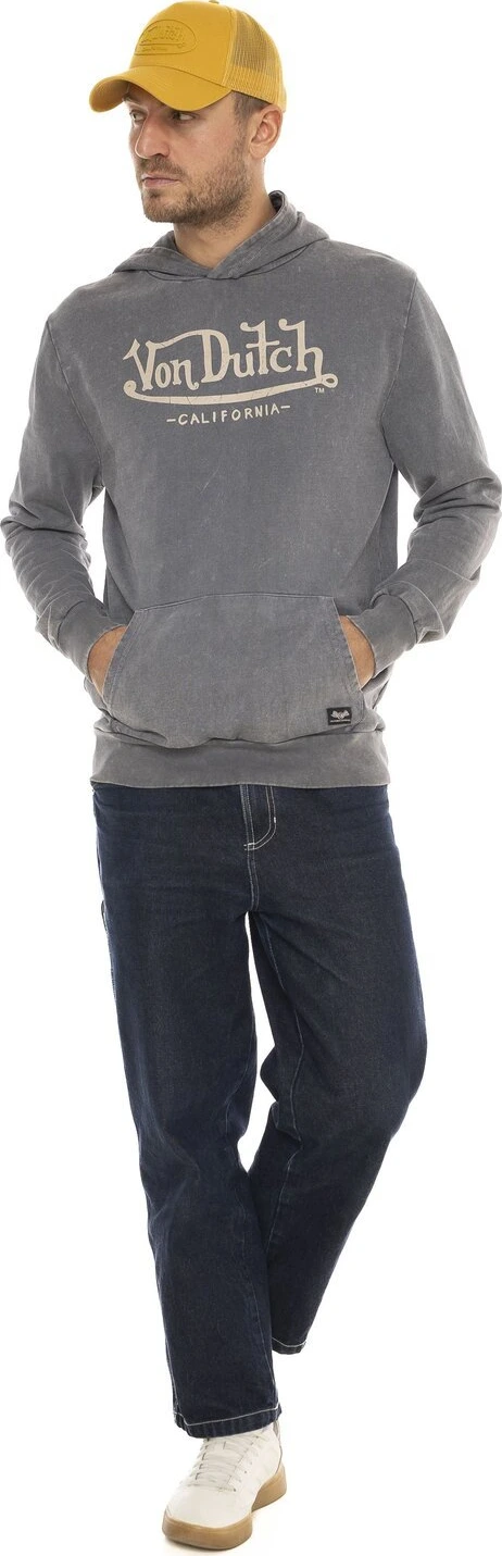 Von Dutch Youth hoodie, anthracite Gray, S