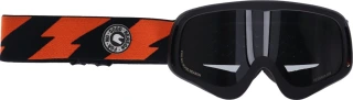 Roeg Peruna Bolts goggle black and orange/black strap