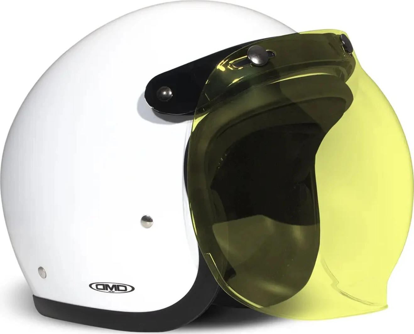 DMD Flip-up bubble visor, Yellow