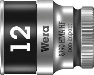 Wera Zyklop 1/4" socket with holding function - Metric 12.0
