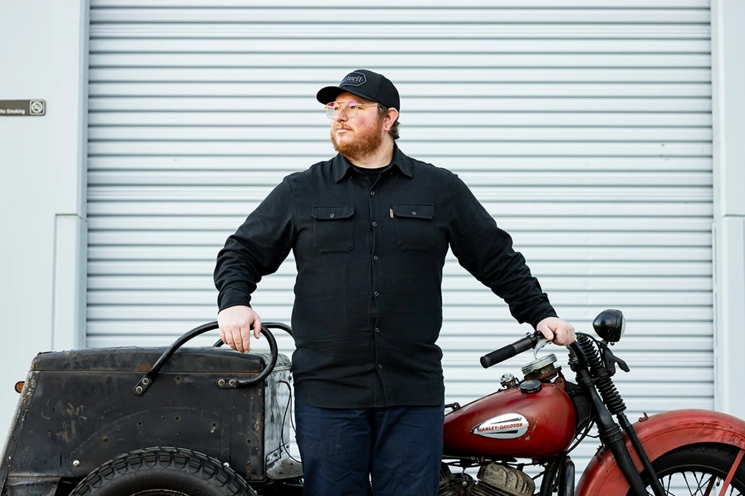 Biltwell Hi Test Flannel shirt, Black, S