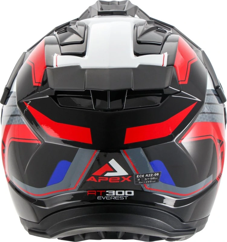 APEX Helmet AT300 Everest white/red/blue S