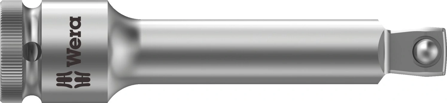 Wera Zyklop 1/4" wobble extension, 56 mm, Chrome