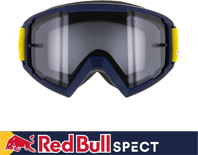 Spect Red Bull Whip MX Goggles Singel lens black/blue clear