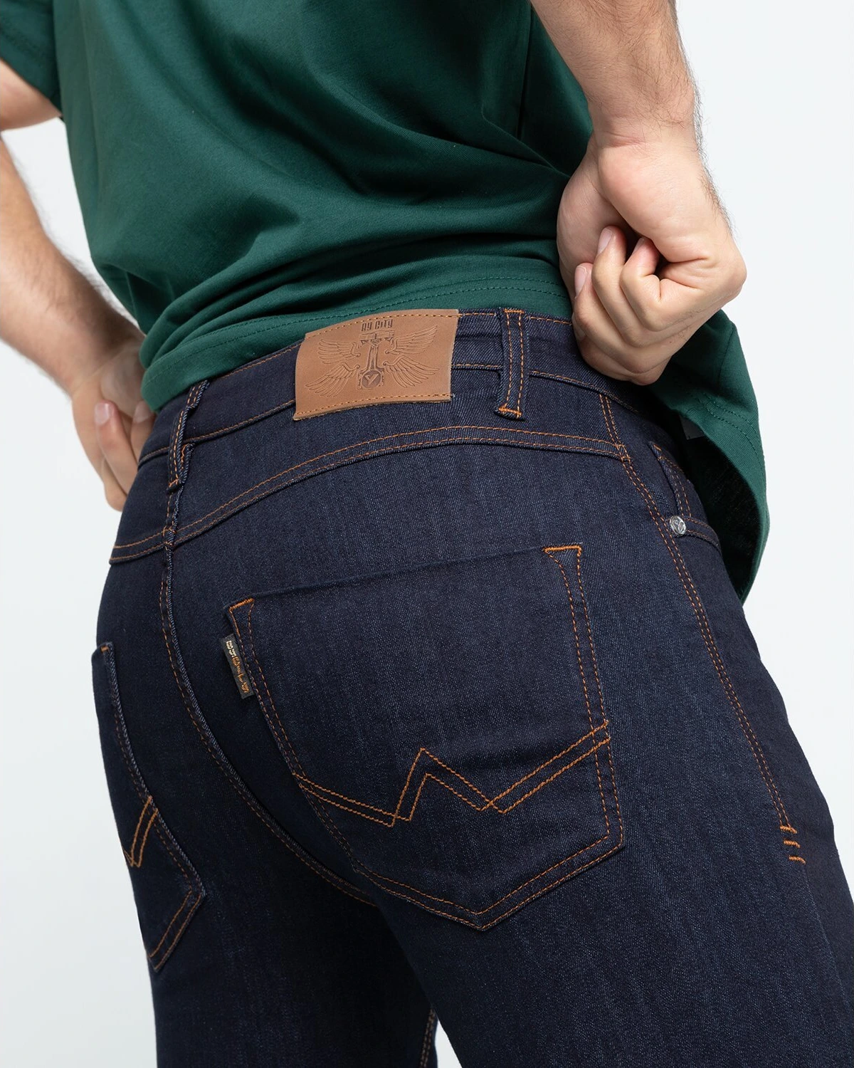 By City Route II jeans, dark blue, 30