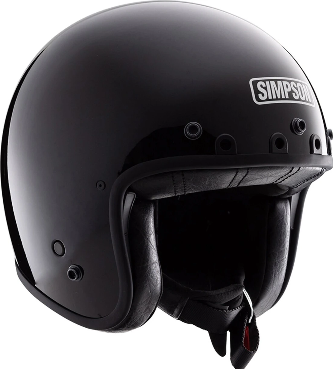 Simpson Chopper helmet, Black, S, Gloss