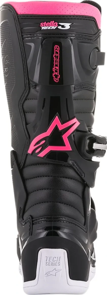 BOOT 4W TECH3 BK/WT/PK 6
