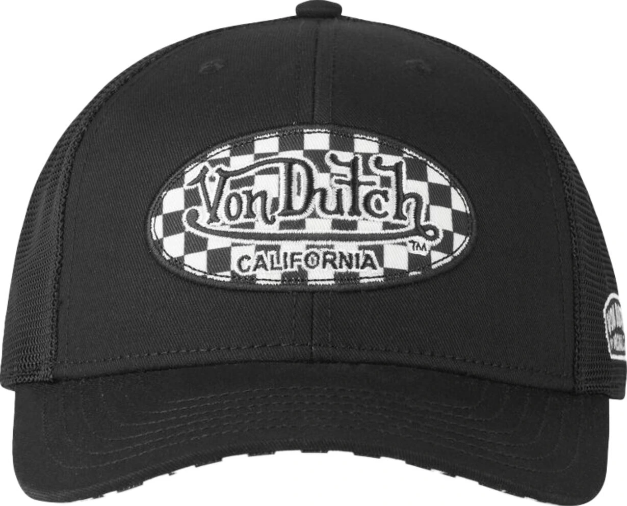 Von Dutch Semi curve cap race, Black