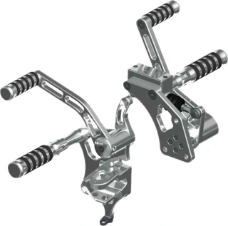 Rick's Motorcycles, +4" Forw. control kit. O-Ring. Pol