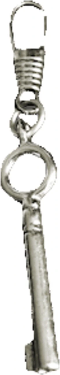 Key zipper pull