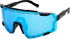 AMOQ Align Performance Sunglasses Black - Ice Blue Mirror