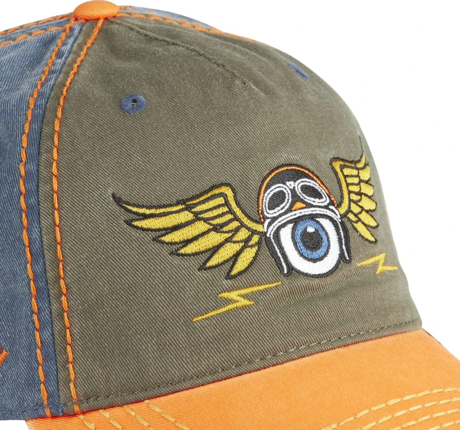 Von Dutch Baseball retro cap eye, Green