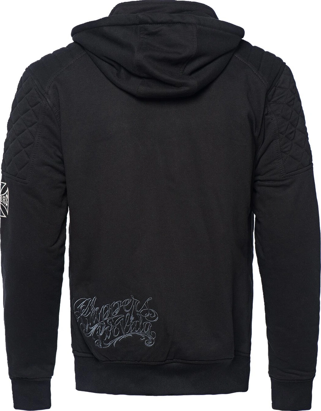 WCC Por Vida riding hoodie aramid fiber, Black, S