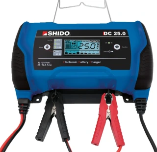 Shido, multi battery charger 12V/24V DC 25.0 (EU