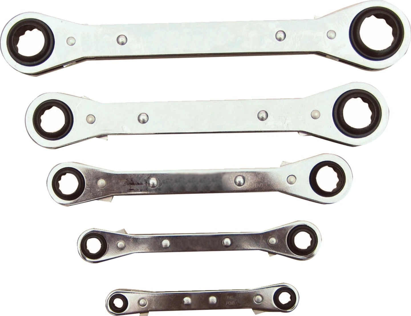 Lang Tools Box end wrench set Latch-on US sizes