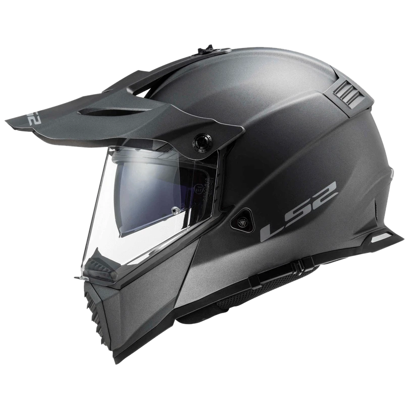 LS2 MX436 PIONEER helmet - Matt Black, M