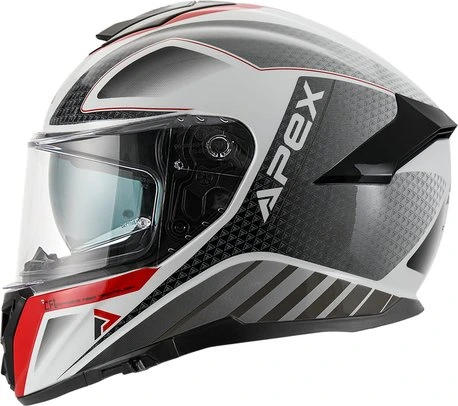 APEX Helmet FT300 New York white/grey/red XS