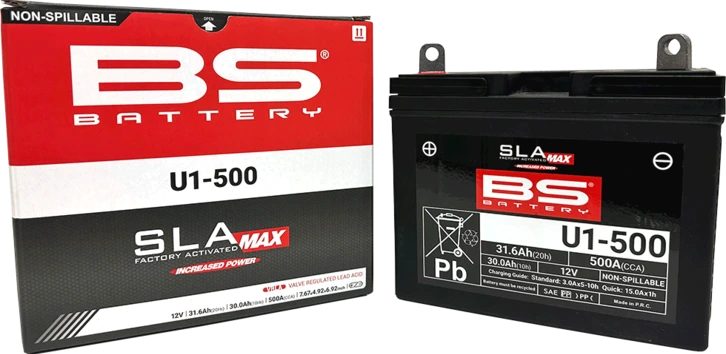 BS Battery U1-500 (FA) SLA MAX - Sealed & Activated