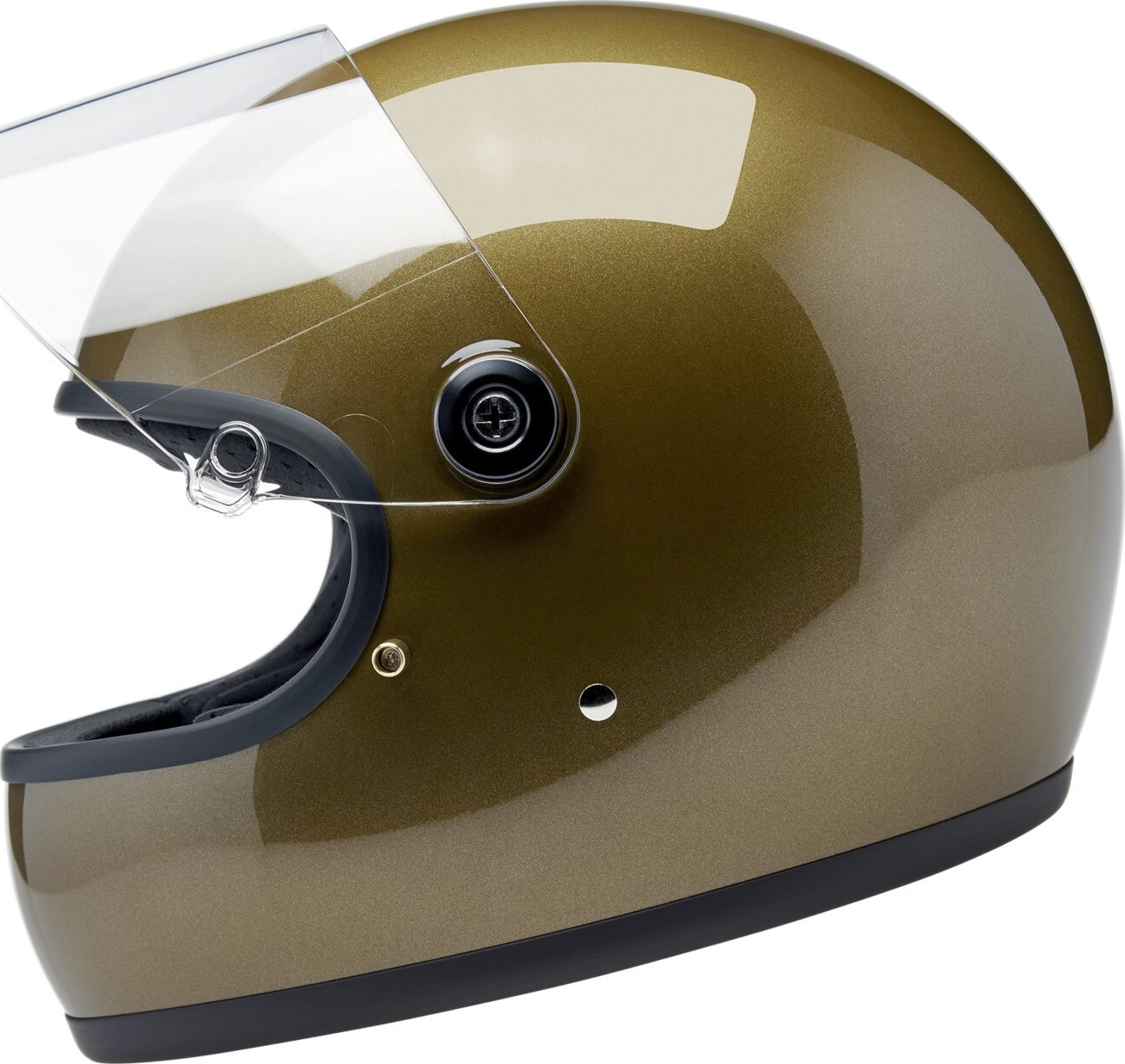 Biltwell Gringo S helmet, ugly Gold, Gold, Metallic