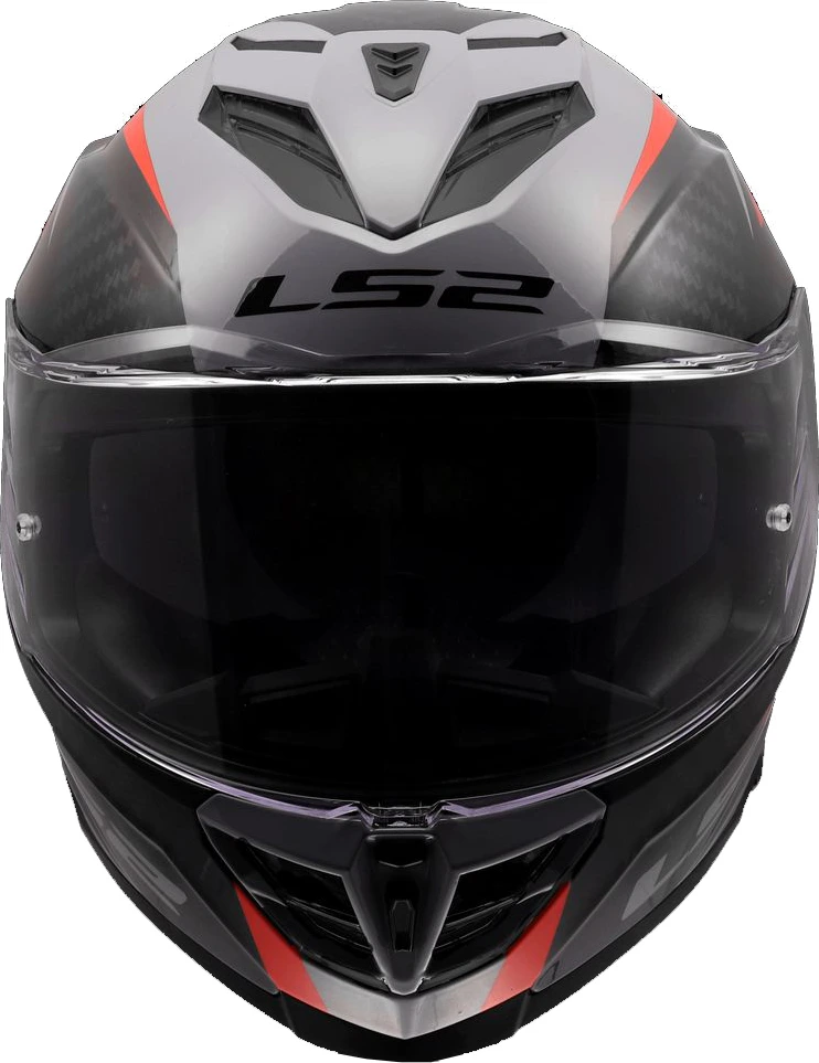 LS2 FF818 STORM III DYNAMO Helmet - Grey Red, 3XL