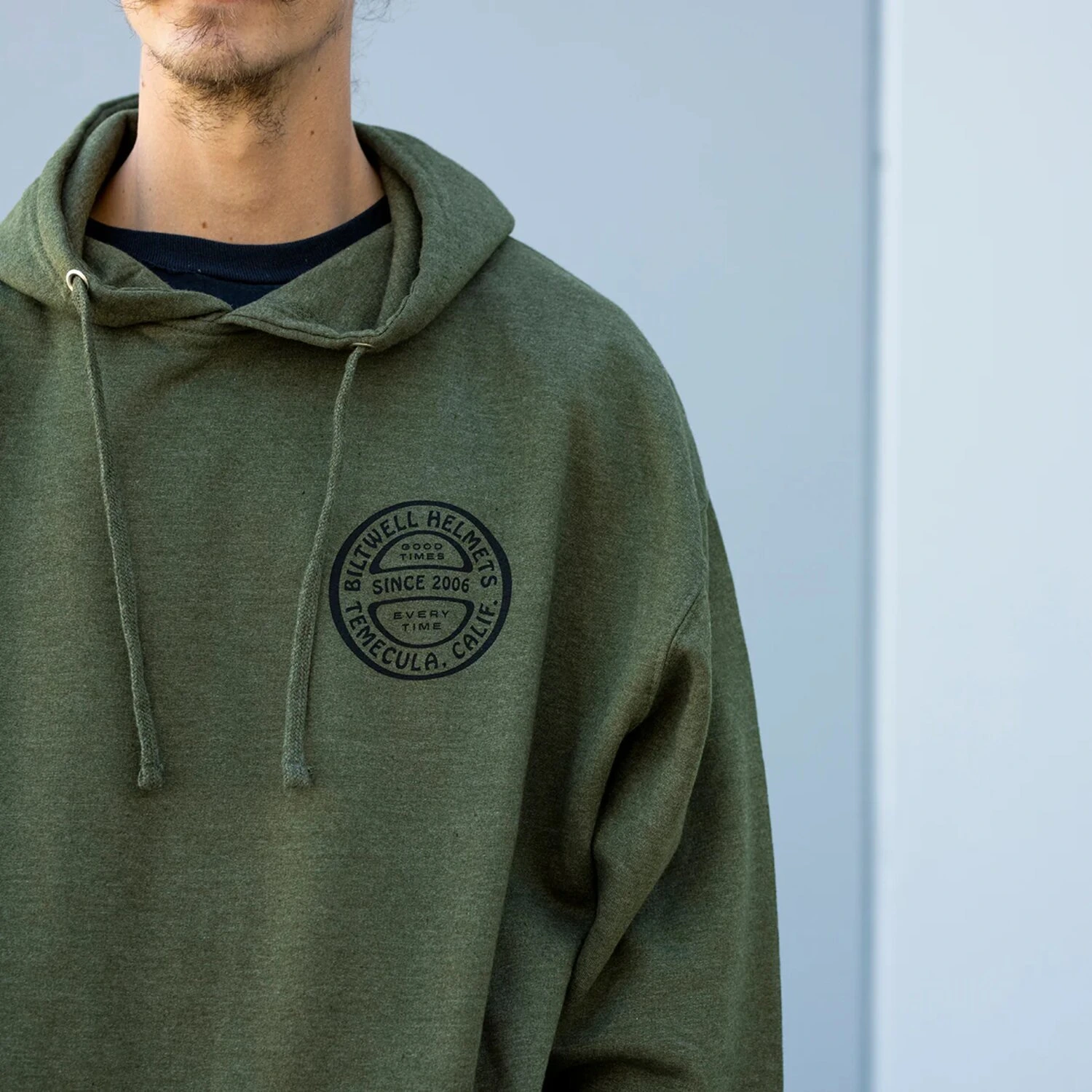 Biltwell Since 2006 hoodie, Green, S