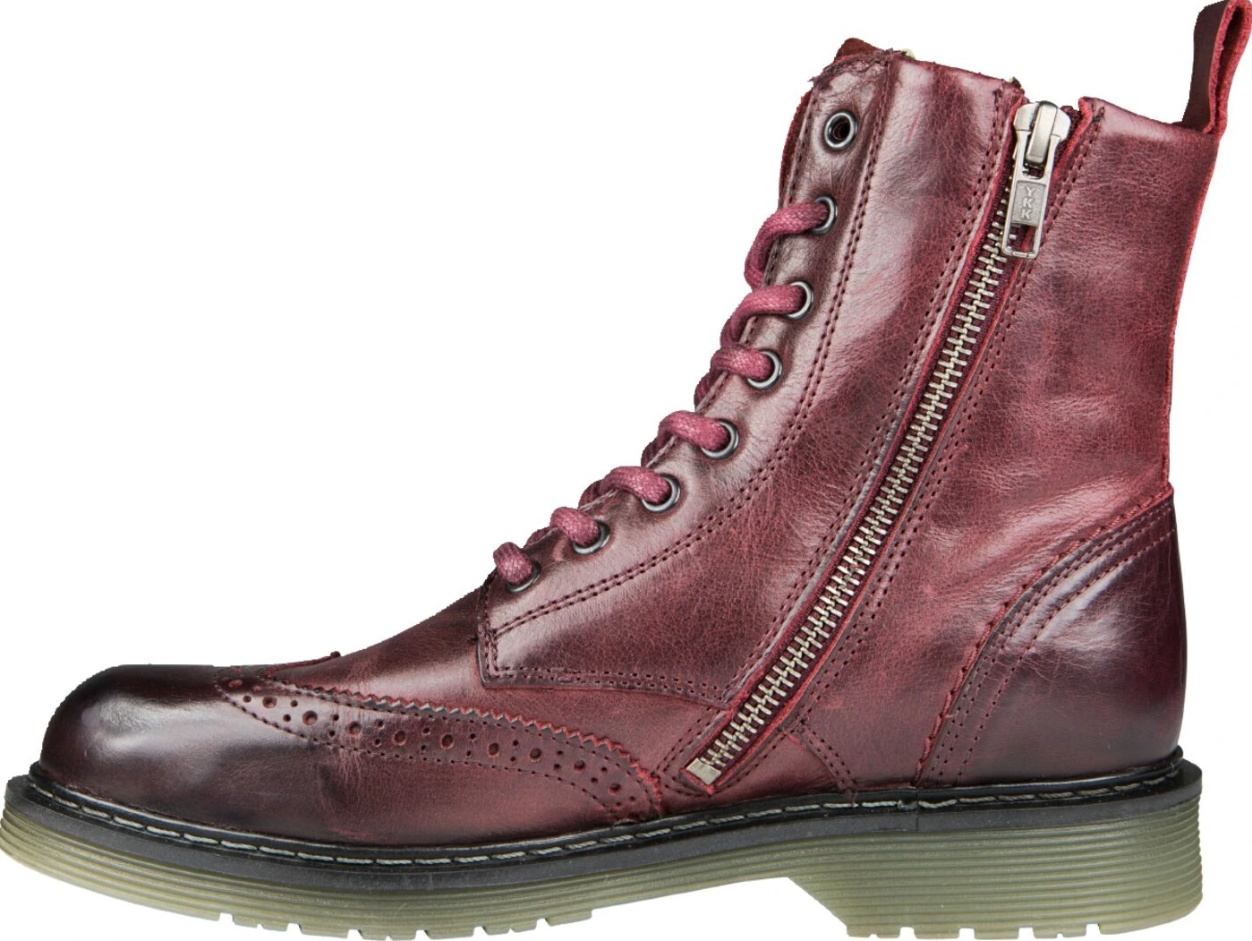 John Doe Sixty Budapest female boot, bordeaux Red, 36